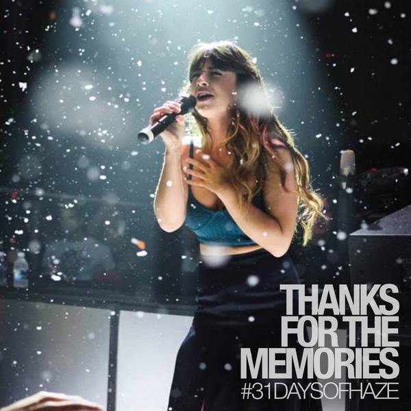 #31DAYSofHAZE is wrapping up &amp; we still have some amazing nights to highlight. Thanks for the memories <a href="/iamfoxes/">Foxes</a>.
