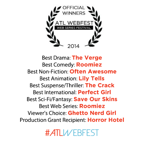 ATLWEBFEST's tweet photo. @SerieLaGRIETA @JotDownSpain Congrats again! See the updated list including Lily Tells for Best Animation! #AWF2014 http://t.co/fqYDmAPFg7