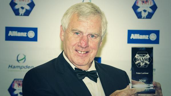 ScottishFA's tweet image. Peter Lorimer (pic) was also inducted into the #sfmhalloffame, with Davie Wilson, Bill Brown and McRae's Battalion
