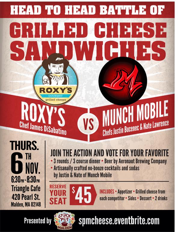 Say What's up + get down @ the Grilled Cheese Pop-Up Throwdown! Limited seating, get tix here bit.ly/spmcheese