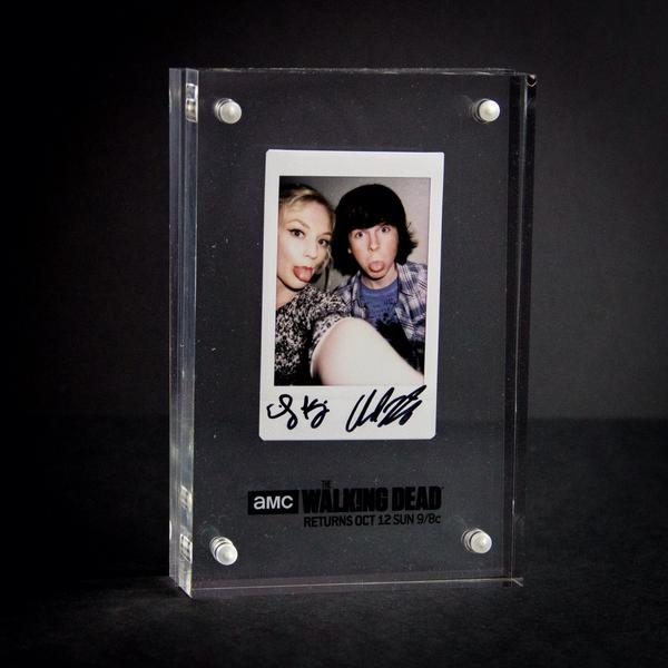 RT for a chance to win a signed Polaroid of #TheWalkingDead cast! #TWDCastSweeps