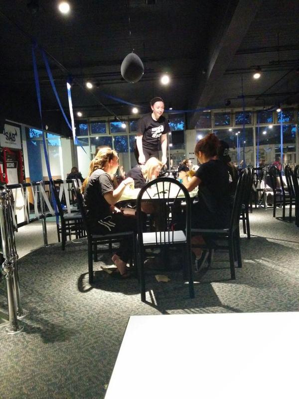 DORYatHU's tweet photo. #BlackSheep getting pumped for tonight's events http://t.co/EKJGFYwy9Y