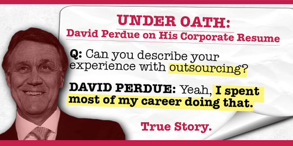 MichelleNunn's tweet photo. Actually David, we HAVE read the deposition. #TeamNunn, read & retweet the direct quote. #OutsourcePerdue #GAsen http://t.co/CIE0dksBYU