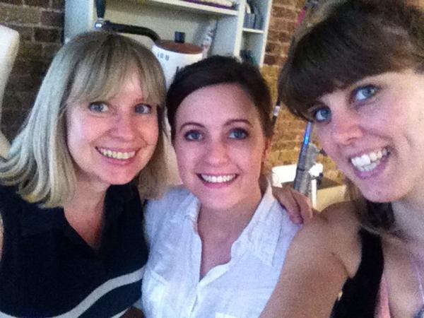 LondonTextiles's tweet image. #sewingfairies celebrating post Children in need sewing bee. #GBSB (via @Thriftystitcher)