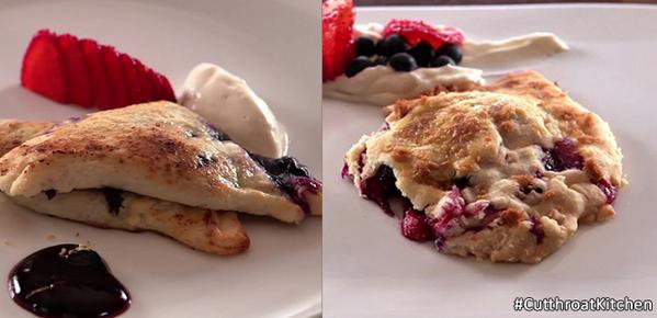 FoodNetwork's tweet photo. Turnover vs. Turnover (or in this case, Biscuit): Which would you rather eat? #CutthroatKitchen http://t.co/bJFWcqs4Md