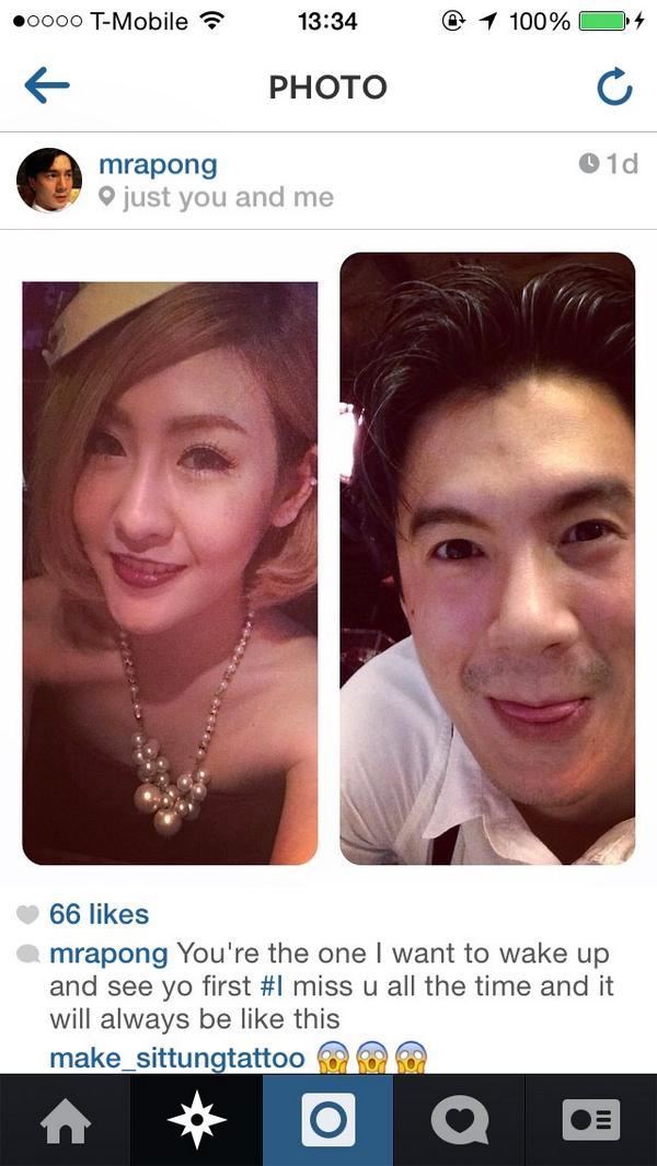 ganblade's tweet photo. แฟนเก่าปอย ตรีชฎา นางก็สอยมาแล้วจ้าาา อย่าแปลกใจถ้าจะไปเก็บแต้มแอมมี่ต่อ  #ทีมไอด้า #ทีมเมียหลวง http://t.co/Tzjv2WJVXG