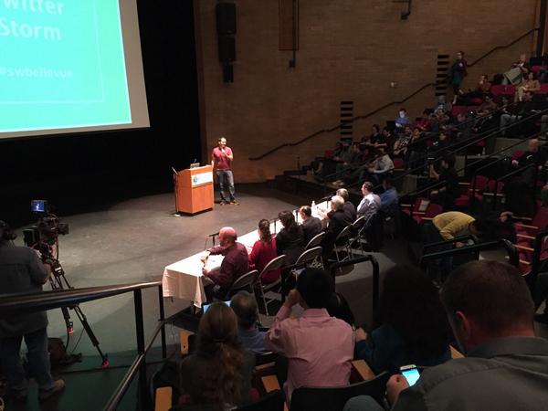 DTBellevue's tweet photo. Startup Weekend Bellevue concludes tonight at Bellevue College for the final presentations! #swbellevue http://t.co/L4cP4zcL1l