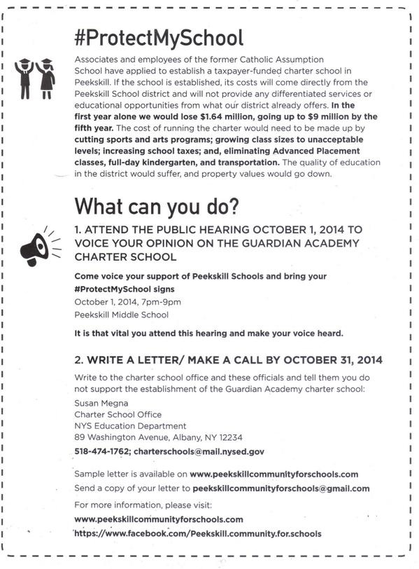 MaryAnnMcCarra's tweet image. #ProtectMySchool #Peekskill #PeekskillCSD  #Woodside #Oakside  Let ALBANY hear your voice! SAY NO TO THE CHARTER!