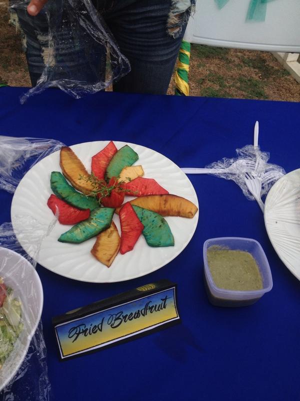 dBURNZMusic's tweet photo. Kulah Kulah BrekFruit and Ukruh Sawce @MarySeacoleHall Block Competition #Madd #MarySeacole #BlockComp #Food http://t.co/LMgZUoBv9w