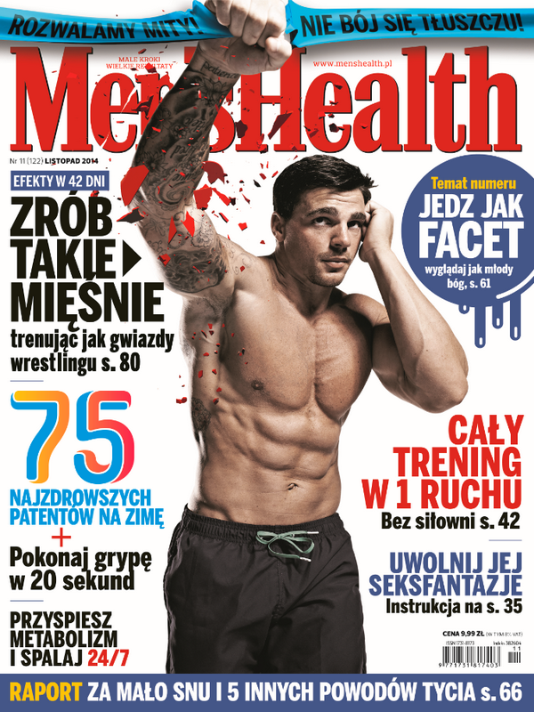 MensHealthPL's tweet image. Listopadowy numer MH już w sprzedaży! Przejrzyj to wydanie w całości - strona po stronie - na menshealth.pl/nowy_numer