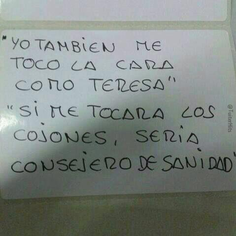 TuiterHits's tweet photo. MUY GRANDES!!! Cartel colgado en las urgencias del hospital de Alcorcón http://t.co/jxLAmMXvUL