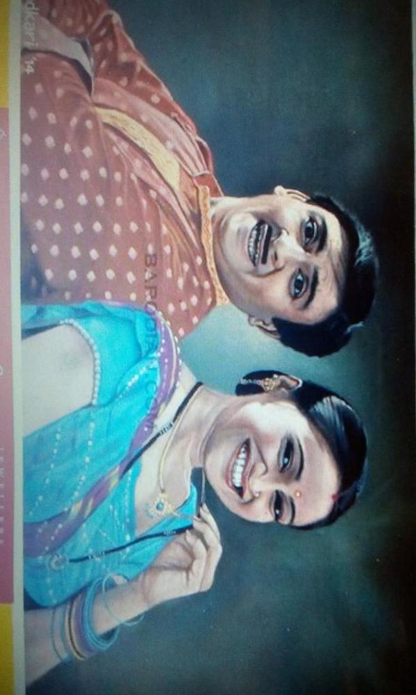Rangoli made by Vadodara artist.. <a href="/DISHAVAKANI/">disha vakani</a> <a href="/dilipjoshie/">Dilip Joshi</a> @Dilshappy <a href="/NehaMehtaa/">Neha Mehta</a> <a href="/tanmay1305/">tanmay a vekaria</a> #TMKOC