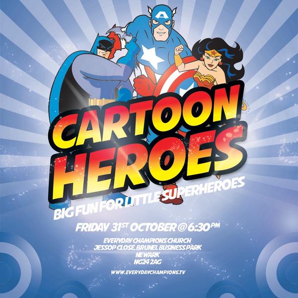 So excited for this fab event. #CartoonHeroes is happening this Friday. A FREE family event! Dont forget to dress up!