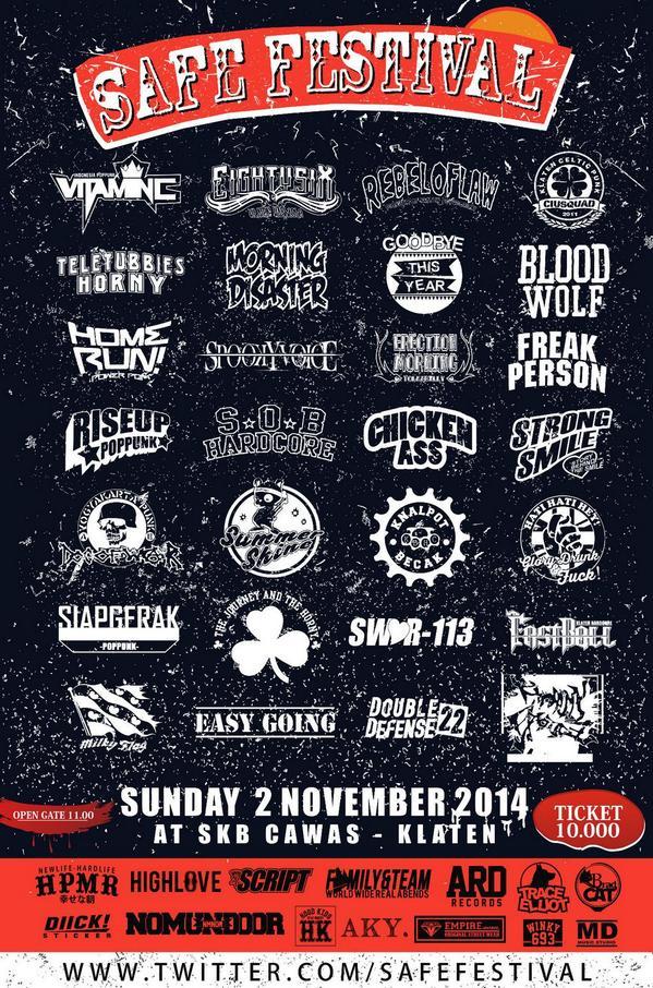 2 NOVEMBER #SAFEFESTIVAL  MORNING DISASTER <a href="/MordistOfficial/">Morning Disaster</a> reverbnation.com/morningdisaster