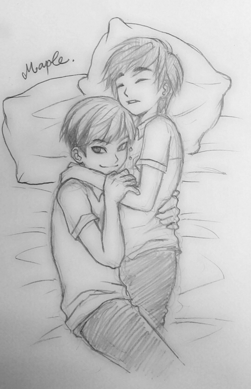 M2Bapdesign's tweet image. [ ★ ] Zelo &amp;amp; Jongup #โล่ออบ #zelup #zelo #jongup #fanart #pencil #แอดM1