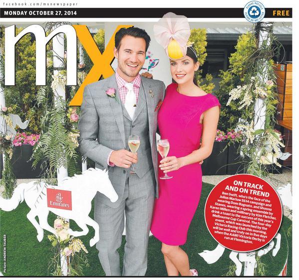 matty_onga's tweet photo. Now that's my type of front page @mxmelbourne! @taubheraldsun @mr_benswift. @juliusmarlow @GHMUMM #MelbCupCarnival http://t.co/dPspUpA0Qd