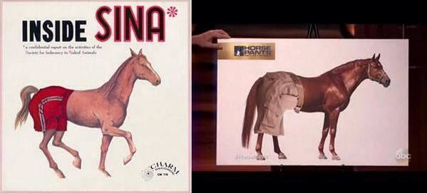 juliesokolow's tweet photo. A history of #HorsePants from 1950's hoax to Shark Tank.  Thank you @jeff_hockett!  http://t.co/8Ngrwpa7C6 http://t.co/bQWmkWvlmC