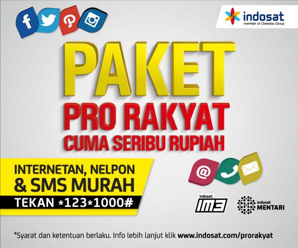 Dgn 1000 rupiah km bisa aktifkan paket nelpon/sms/Internet. Yuk aktifkan paketnya di UMB *123*1000# #ProRakyatSeceng