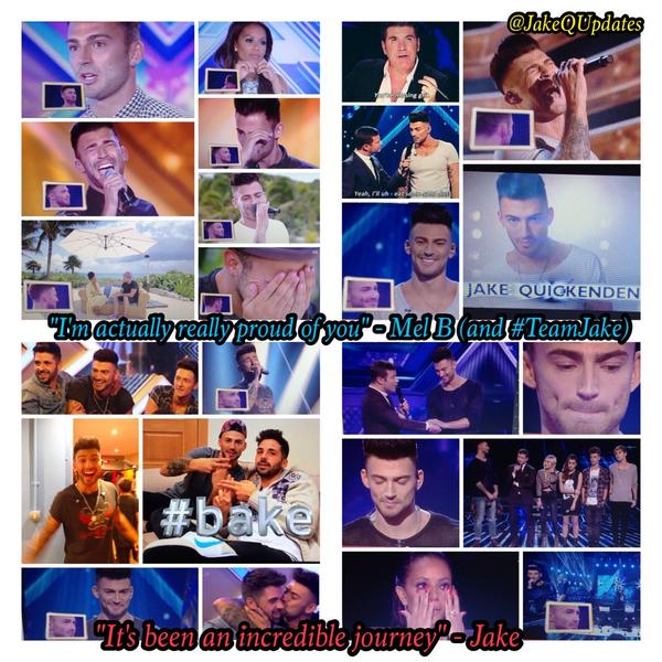 JakeQUpdates's tweet photo. @JakeQuickenden I created this of your @TheXFactor journey, I hope you like it! We're so proud of you tho 😭💞 http://t.co/LM5FifTsid