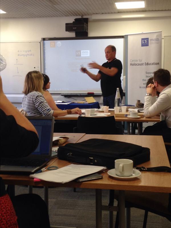 RWBAHolocaust's tweet photo. #TonyCole superbly explores disengagement in the classroom; how to reach such students with #HolEd? @ioe_holocaust http://t.co/dcUatiL4bg