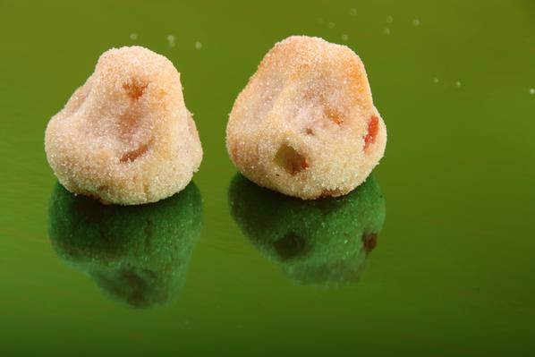 BelcanBolleria's tweet image. #Panellet de fruta: #Mazapán acompañado de trocitos de frutas confitada. belcan.es/index.php/pane…