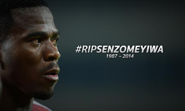 SuperSportTV's tweet photo. #RIPSenzoMeyiwa - SuperSport extends its condolences to family and friends of Senzo and the SA football fraternity http://t.co/OlSpVelTG4