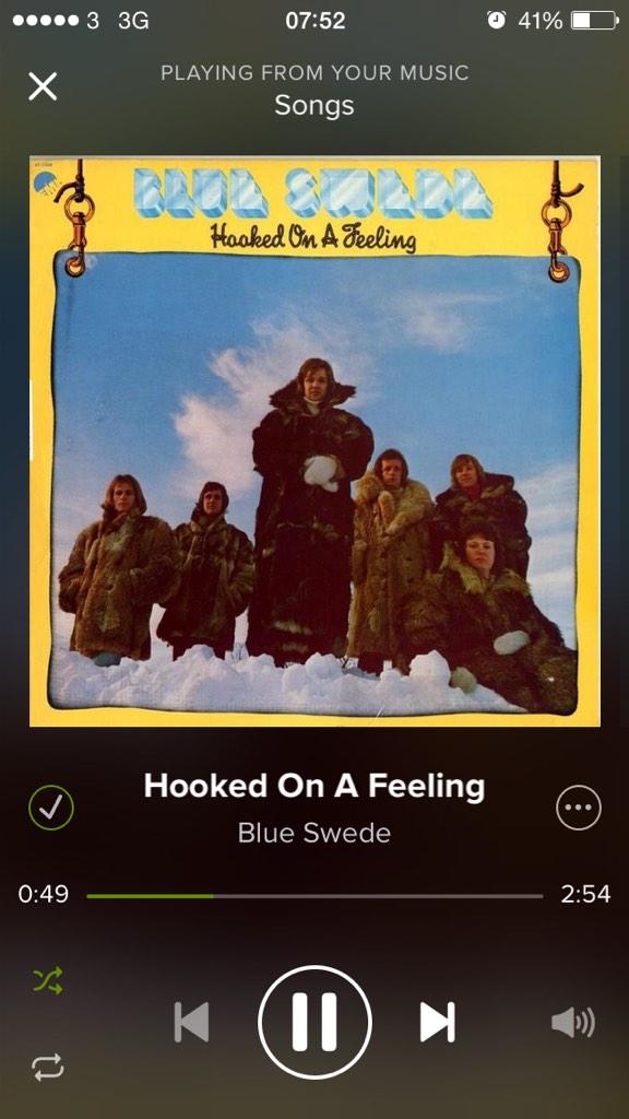 williamson117's tweet photo. What a jam to go into work to! #hookedonafeeling http://t.co/XrA9CXh8pI