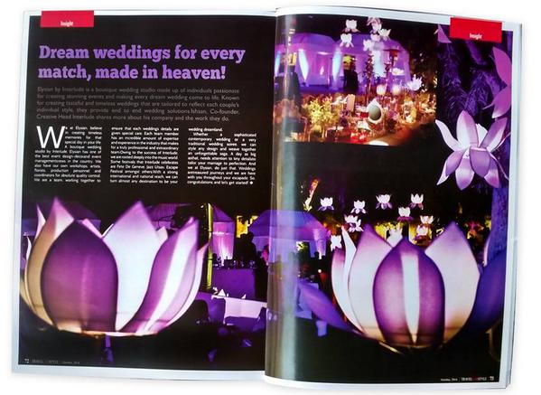 InterludeMedia's tweet image. Elysian #weddings, our wedding division, got featured in Travel with Style magazine! Give it a read! #IndianWeddings