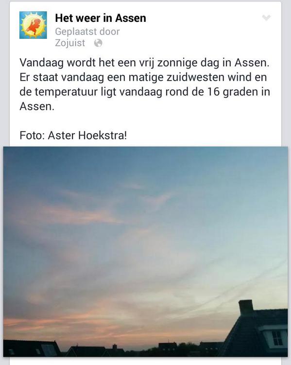 deCirkelAssen's tweet photo. #Aster RT @hetweerinassen: @SimonHoekstra Prachtig foto! Wij hebben haar prachtige foto ook op facebook gezet. http://t.co/3U3CkfTUAS