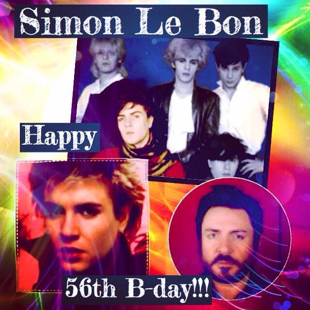 Simon Le Bon 

( V of Duran Duran, Arcadia )

Happy 56th Birthday !!!

27 Oct 1958  