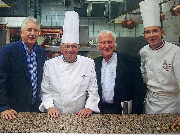 Reflecting over the privilege of having spent time with the legendary Paul Bocuse at his restaurant w @MichelRouxOBE