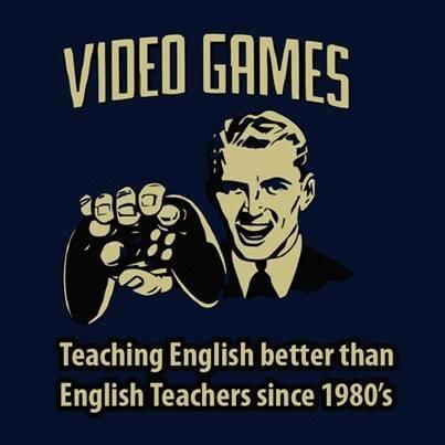FishingCactus's tweet photo. Video Games are better English teachers :) #true #80's #videogames http://t.co/Ej5x9UQjUV