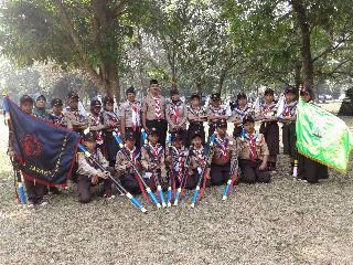 Jamran kontingen SMPN 195 Jaktim