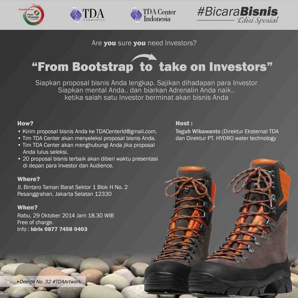 Agenda #BicaraBisnis <a href="/TDACenterID/">TDA Center Indonesia</a> Rabu 29 Okt