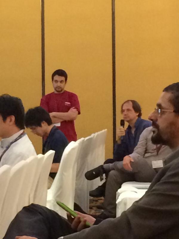في جلسة خاصة لمجموعة اهتمام SIGDAT ونقاش ثري حول النهوض بمؤتمر 
#emnlp2014 
واستشراف أبعاده المستقبلية