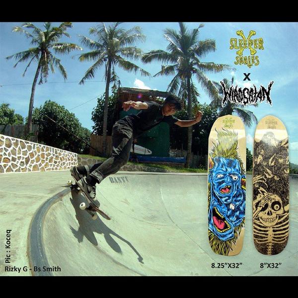 SLEEPER Skates Suck my deck sz 8.25 Rp 550k &amp; Crowded head deck Rp 465k sz 8. order sms/wa 083829365143 bbm 52828EDC