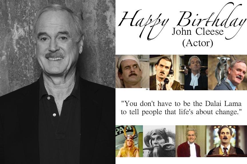 Happy Birthday John Cleese
De los más grandes y divertidos.
Inconmensurable en  . 