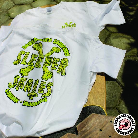 SLEEPER Skates Logo tees printed on gildan IDR 150k. free stickers pack. order sms/wa 083829365143 bbm 52828EDC