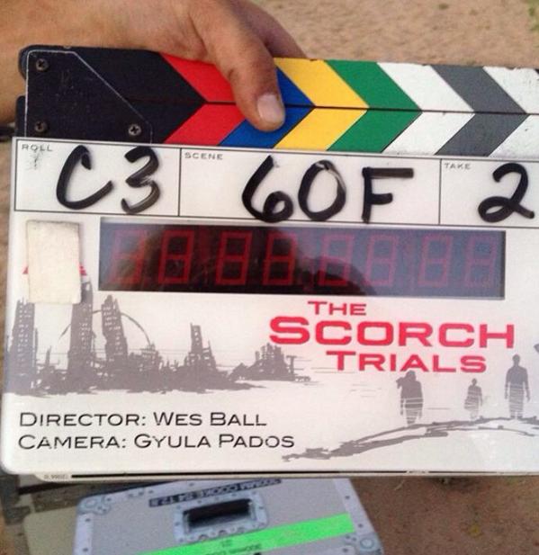 mazerunnerny's tweet photo. The #ScorchTrials Movie starts shooting today and will end in late January! http://t.co/XopJAiitqD
