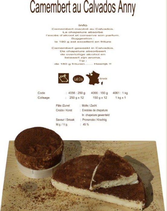 Inkoopplatform's tweet photo. Today's easyCheese 27-10 Camembert Calvados Lait Cru http://t.co/ixF0VPraqg