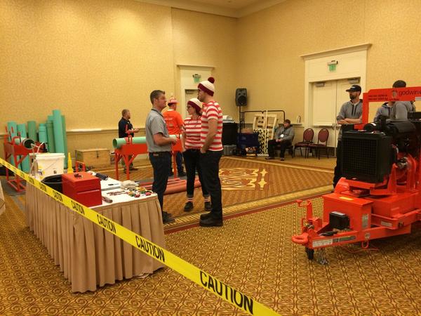 ChrisJHorgan's tweet photo. Setting up for the #OpsChallenge at #pncwa2014 http://t.co/Z4UuT5ulpZ
