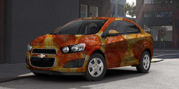 chevrolet's tweet photo. We don't mean to be cheesy, but we'd love a pizza that #Sonic before Pizza Month is over! http://t.co/Y0WxEHWRKv