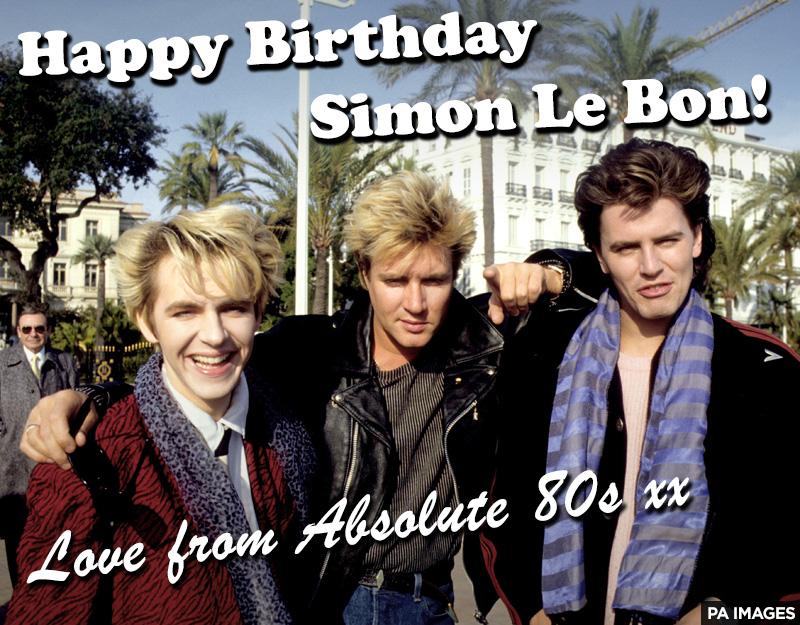 HBD  Happy birthday to Duran Durans Simon Le Bon! (Any excuse to post a photo...) 