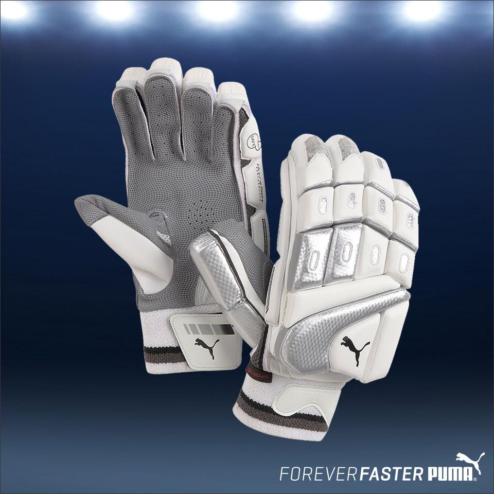PUMA Cricket X PUMA evoPOWER White Edition batting gloves come with premium Pittards leather. Stand out when you take guard. http t TSVpUO2j4i X