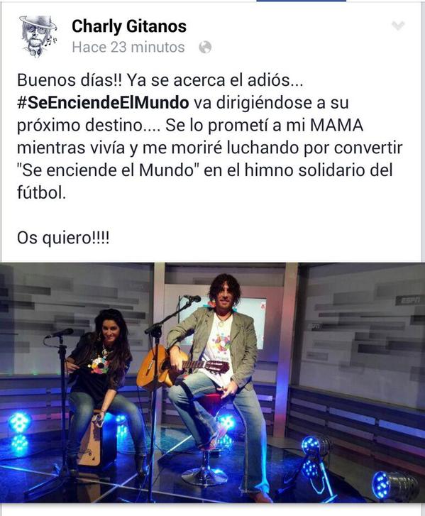 charlygitanos's tweet photo. Buenas!! Ya se acerca el "hasta la próxima" http://t.co/wK6jesFkX1