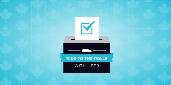Uber_Canada's tweet photo. Time to #UberTOVote! Free rides begin at 9AM so you can get to and from the polls with Uber. http://t.co/OOzv7sA08c http://t.co/b0v0ezRgS8