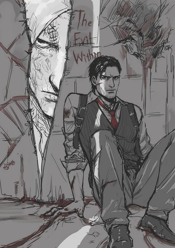 AAAjiang's tweet photo. #The Evil Within# http://t.co/USm0QyYLAB