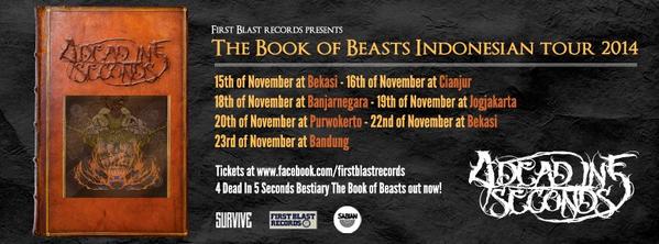 Indonesia are you ready? #Thebookofbeaststour
