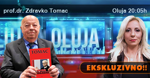 Ekskluzivno! Emisija Oluja večeras u 20:05h!
Predstavljamo knjigu "Crveni Predsjednik", autora prof.dr.Zdravka Tomca!