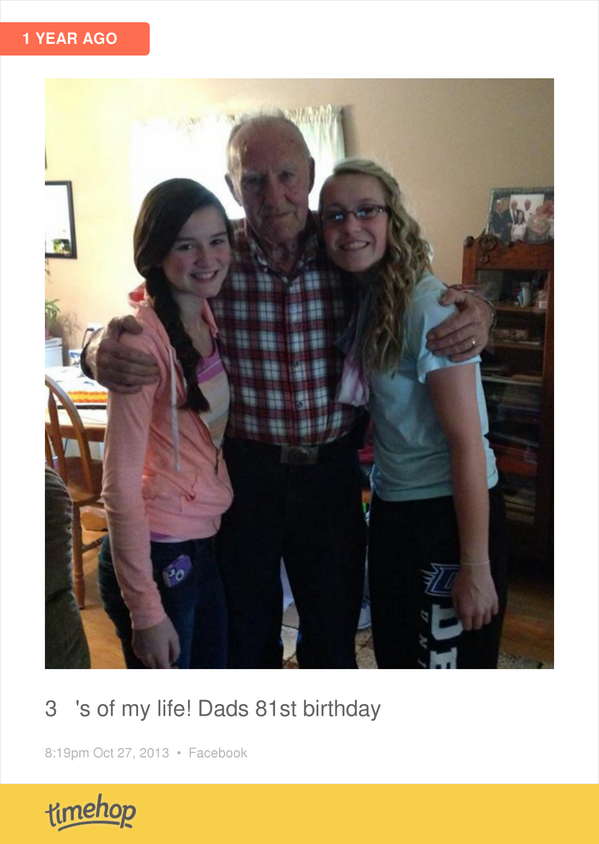 ChgoBearsFan's tweet photo. Just celebrated 82nd birthday yesterday 😊❤️ http://t.co/5l3ZqymgcW http://t.co/0FvIbKPUFc